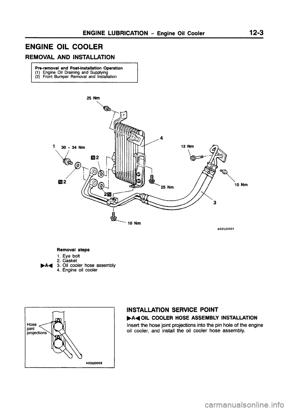 MITSUBISHI CARISMA 1997  Workshop Manual 