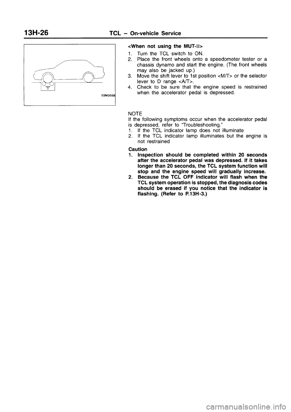 MITSUBISHI CARISMA 1996  Workshop Manual 