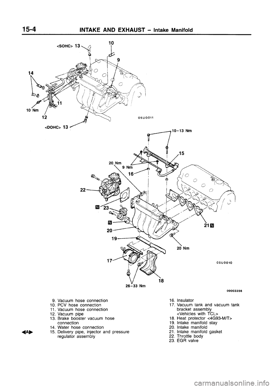 MITSUBISHI CARISMA 1996  Workshop Manual 