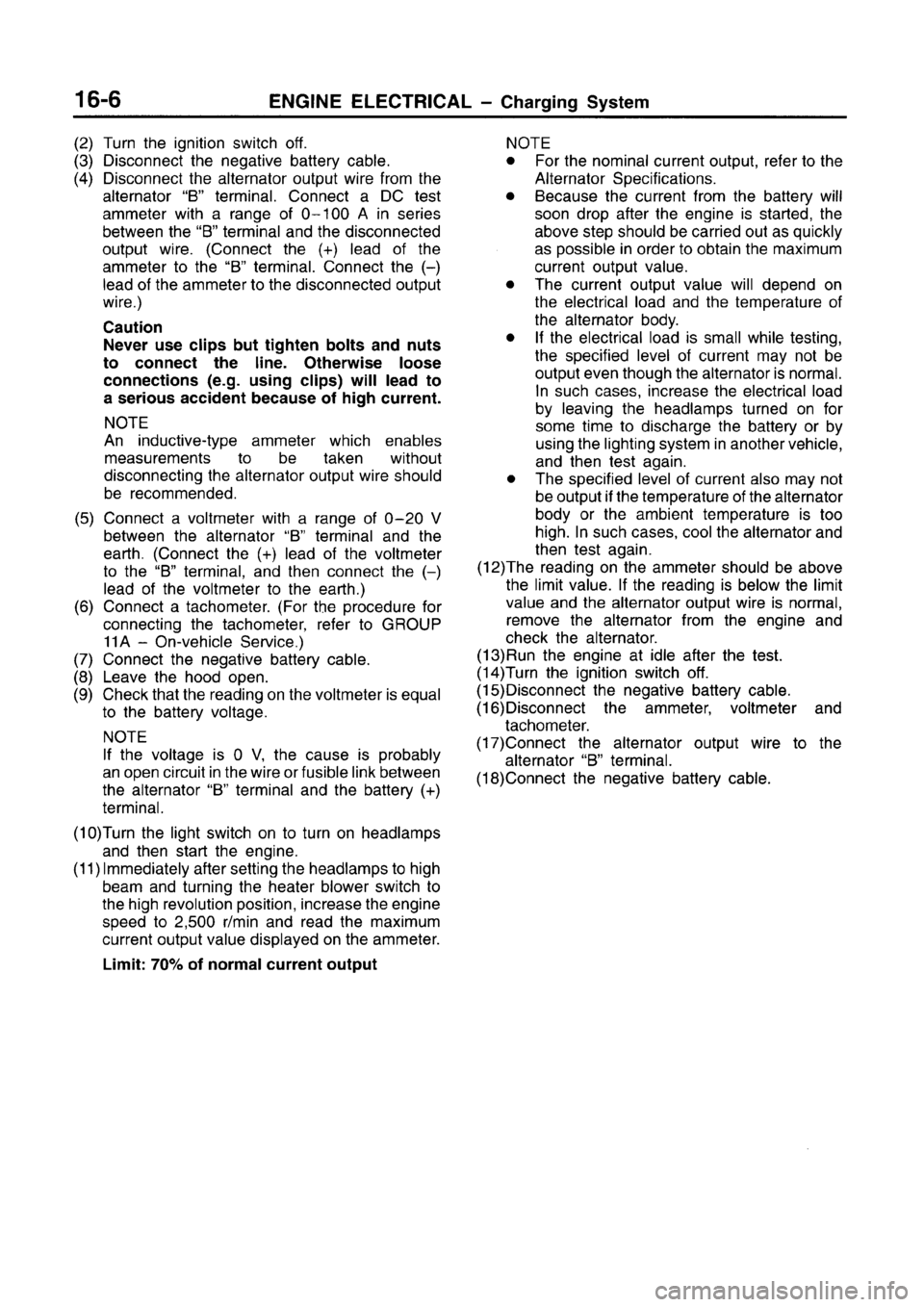 MITSUBISHI CARISMA 1996  Workshop Manual 