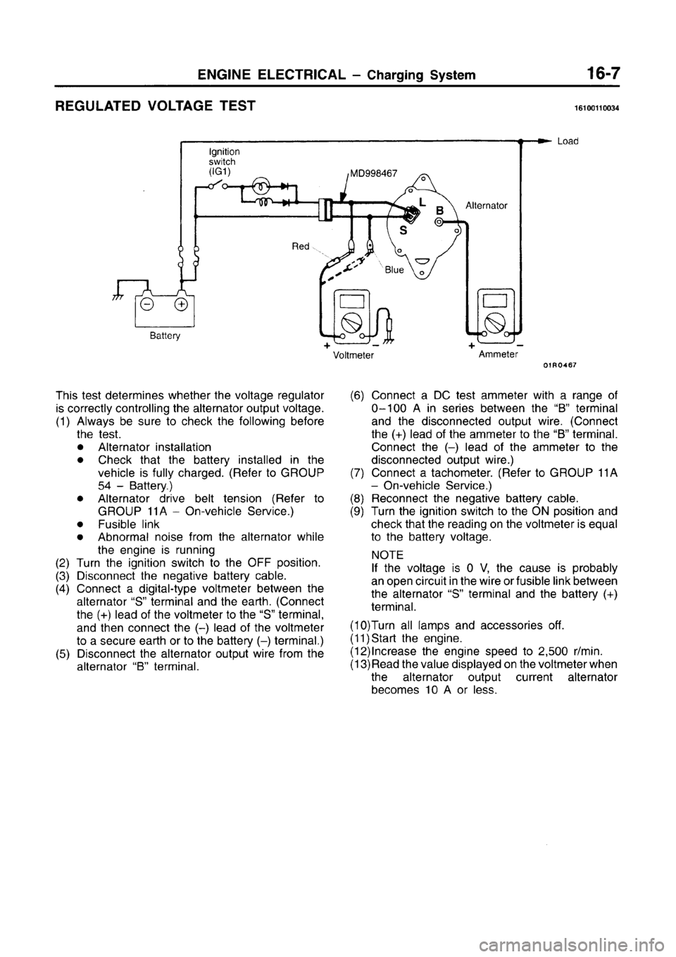MITSUBISHI CARISMA 1996  Workshop Manual 