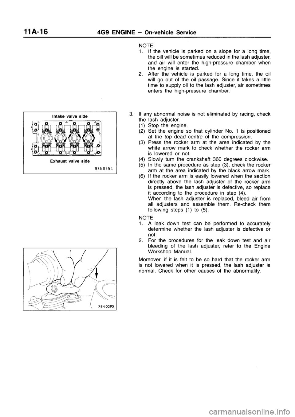MITSUBISHI CARISMA 1996  Workshop Manual 