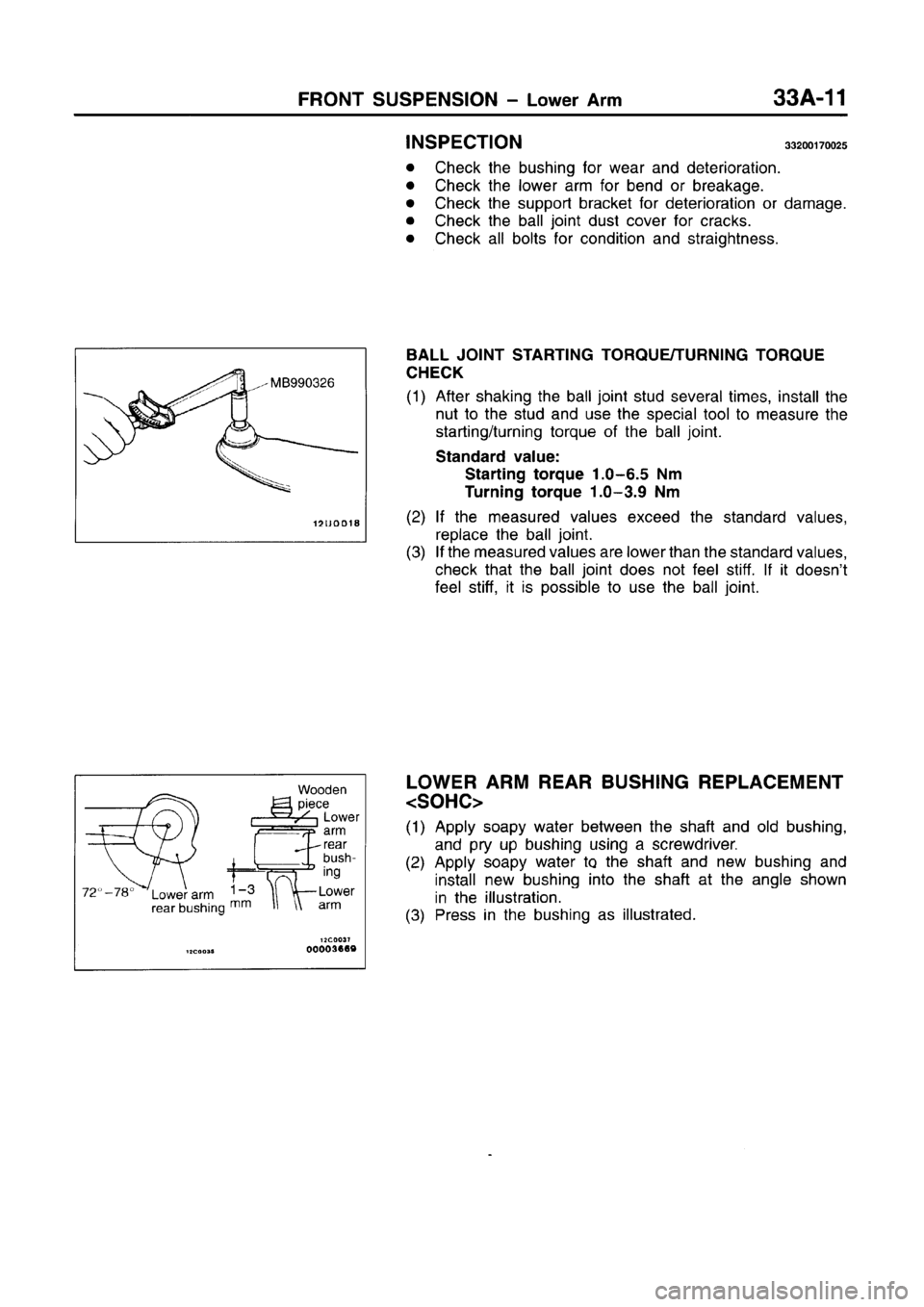 MITSUBISHI CARISMA 1996  Workshop Manual 