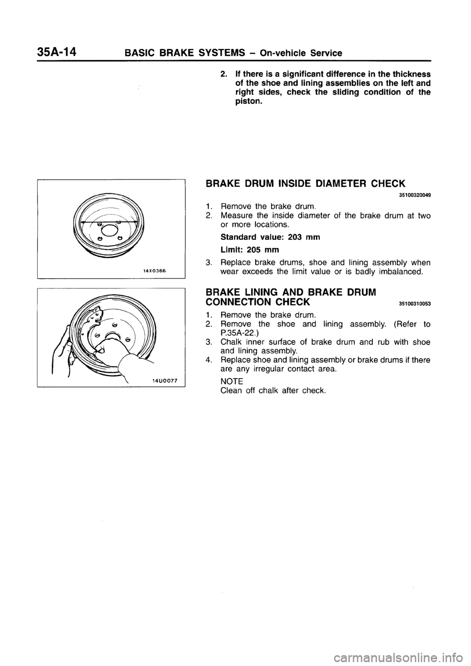 MITSUBISHI CARISMA 1996  Workshop Manual 