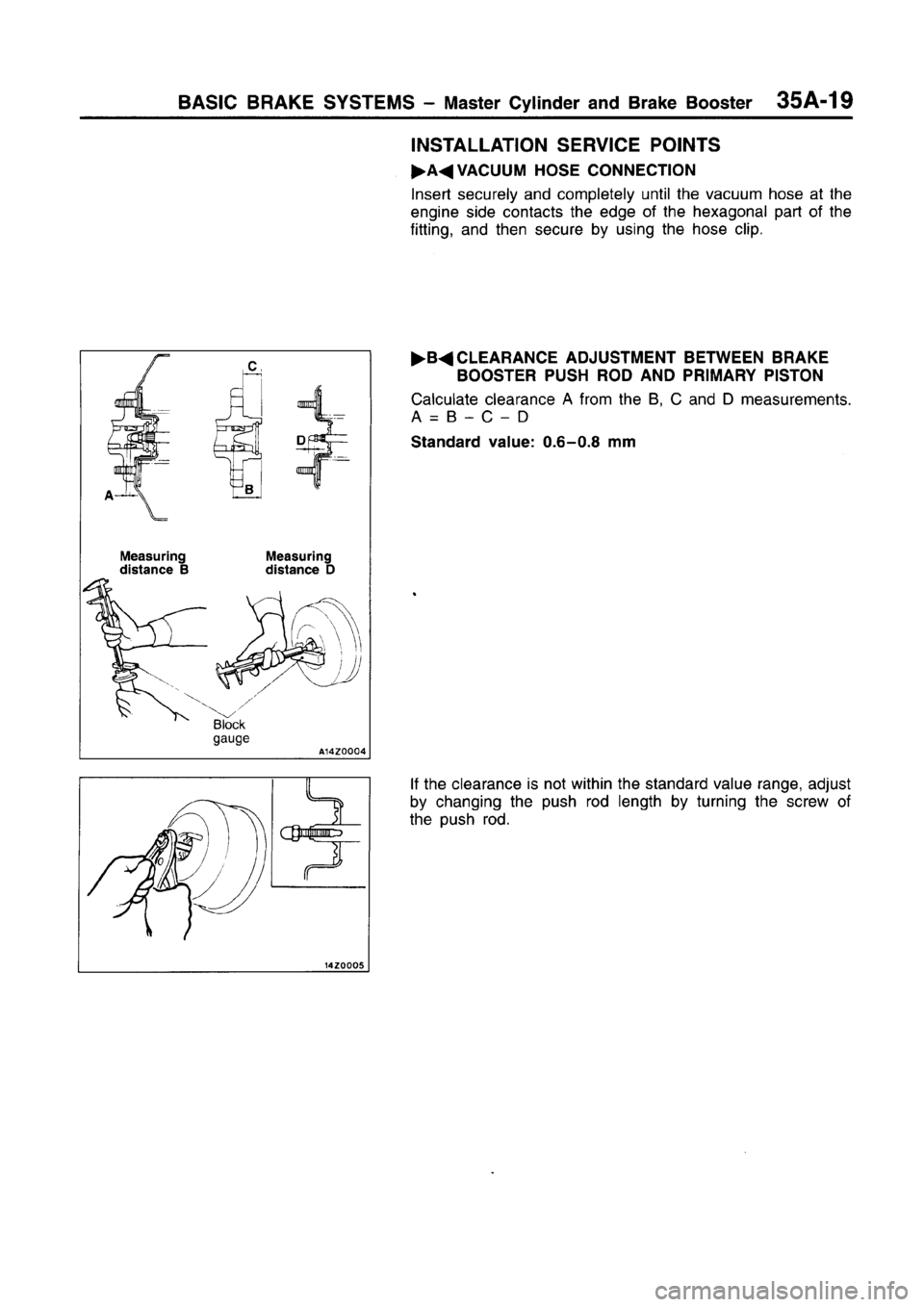 MITSUBISHI CARISMA 1996  Workshop Manual 