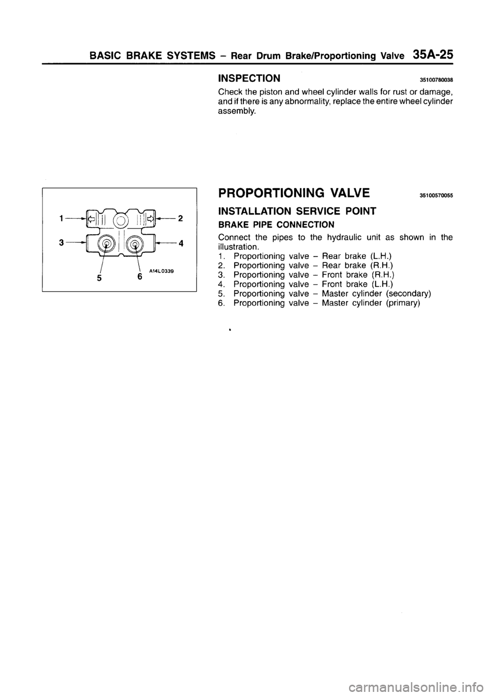 MITSUBISHI CARISMA 1996  Workshop Manual 