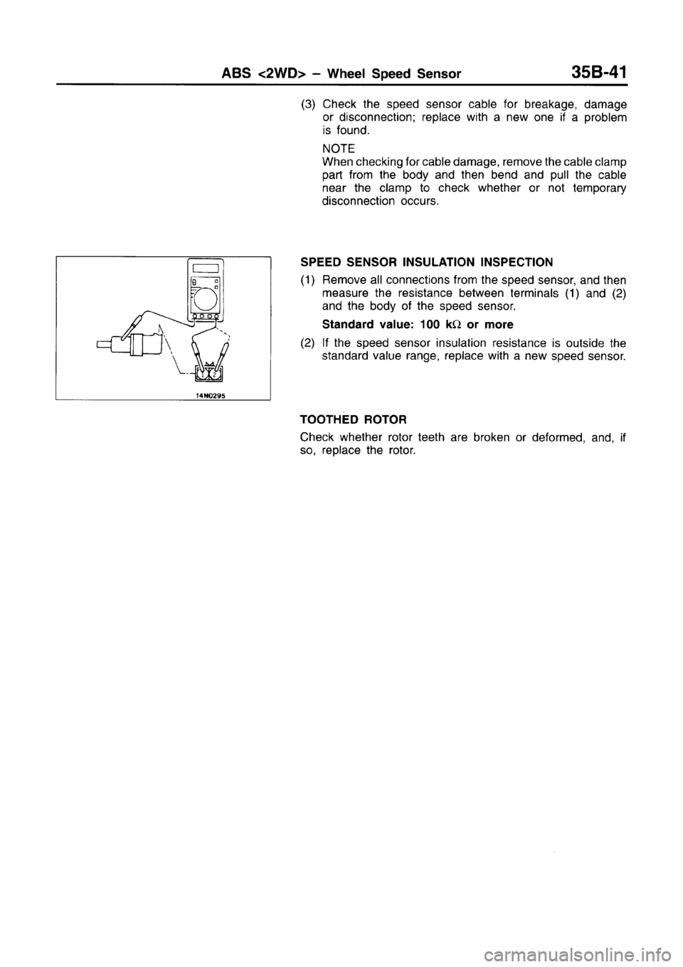 MITSUBISHI CARISMA 1996  Workshop Manual 