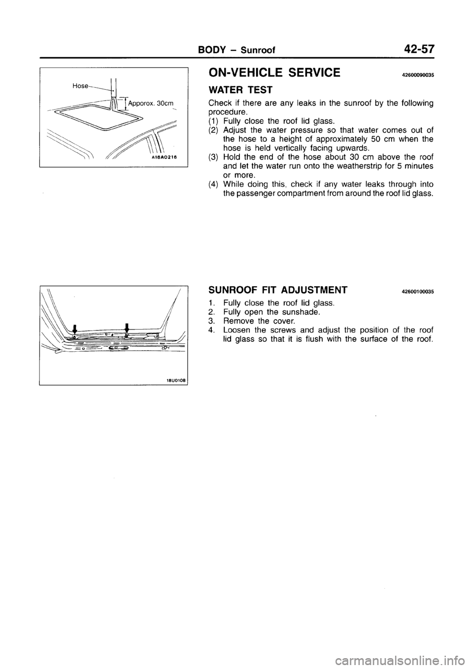 MITSUBISHI CARISMA 1996  Workshop Manual 