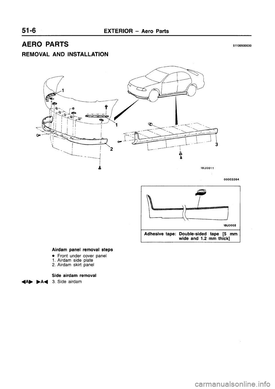 MITSUBISHI CARISMA 1996  Workshop Manual 