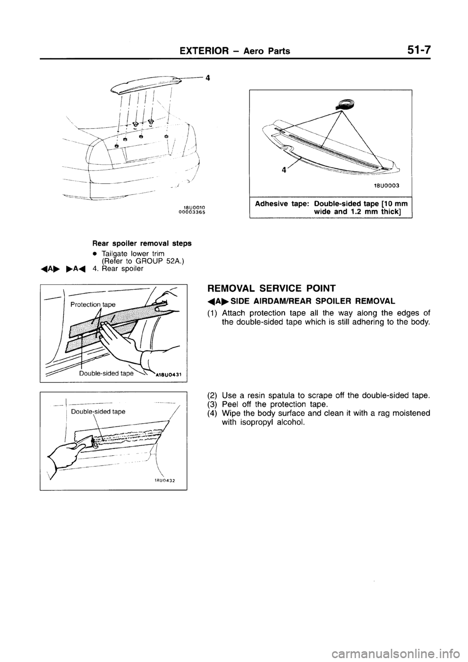 MITSUBISHI CARISMA 1996  Workshop Manual 