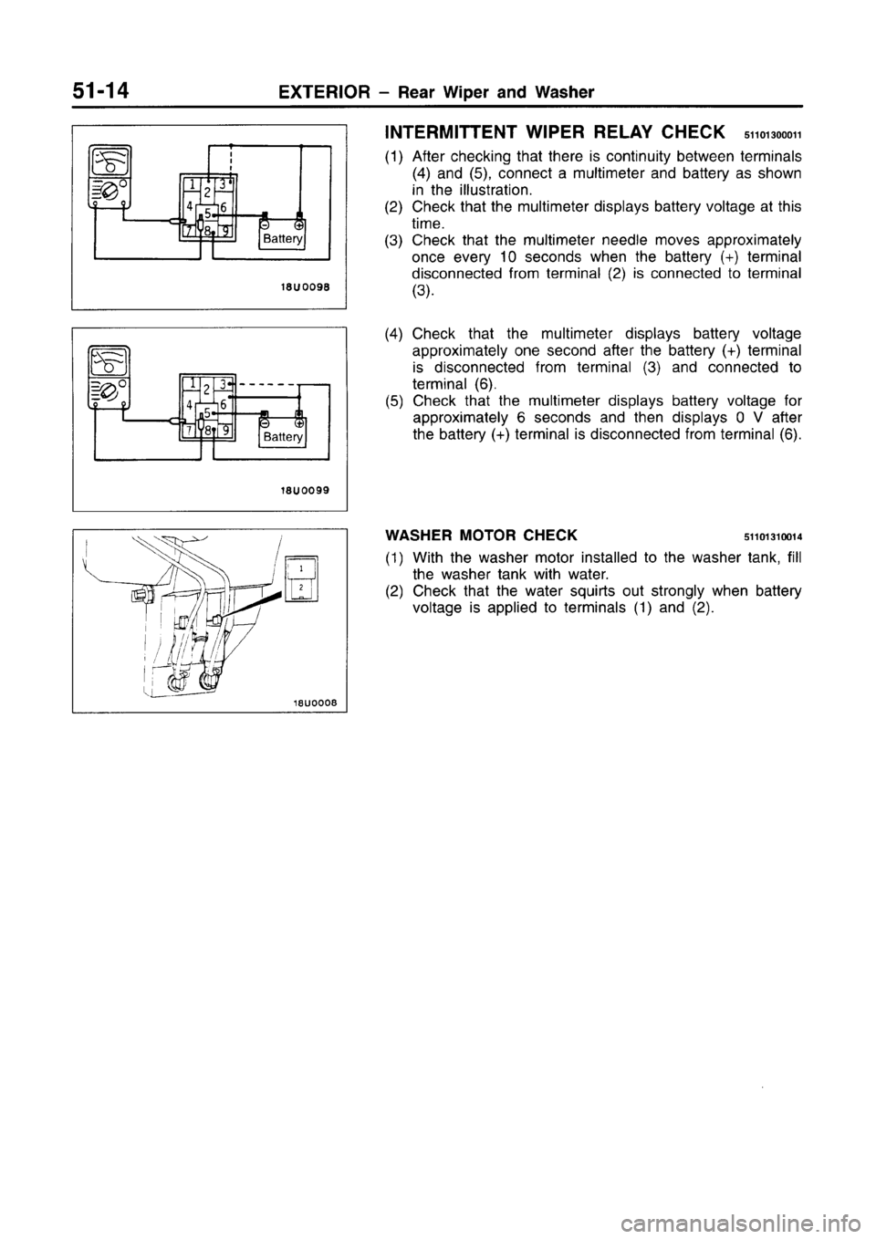 MITSUBISHI CARISMA 1996  Workshop Manual 