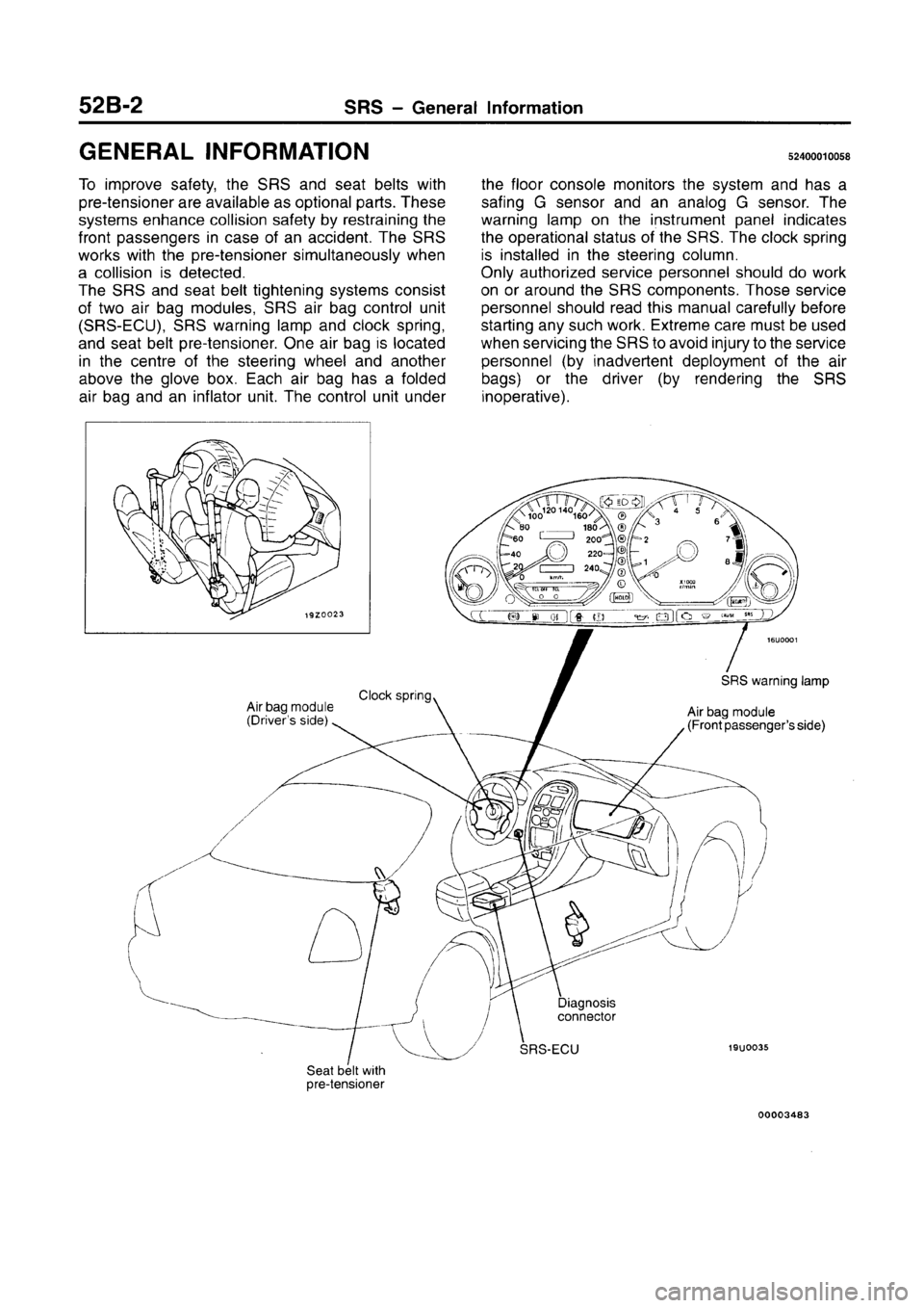 MITSUBISHI CARISMA 1996  Workshop Manual 