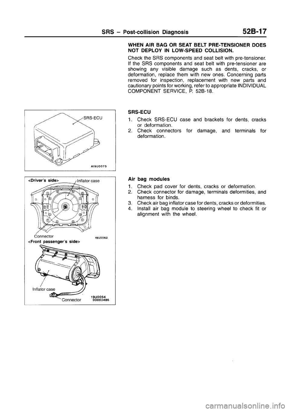 MITSUBISHI CARISMA 1996  Workshop Manual 