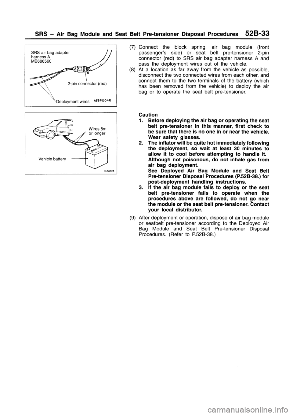 MITSUBISHI CARISMA 1996  Workshop Manual 