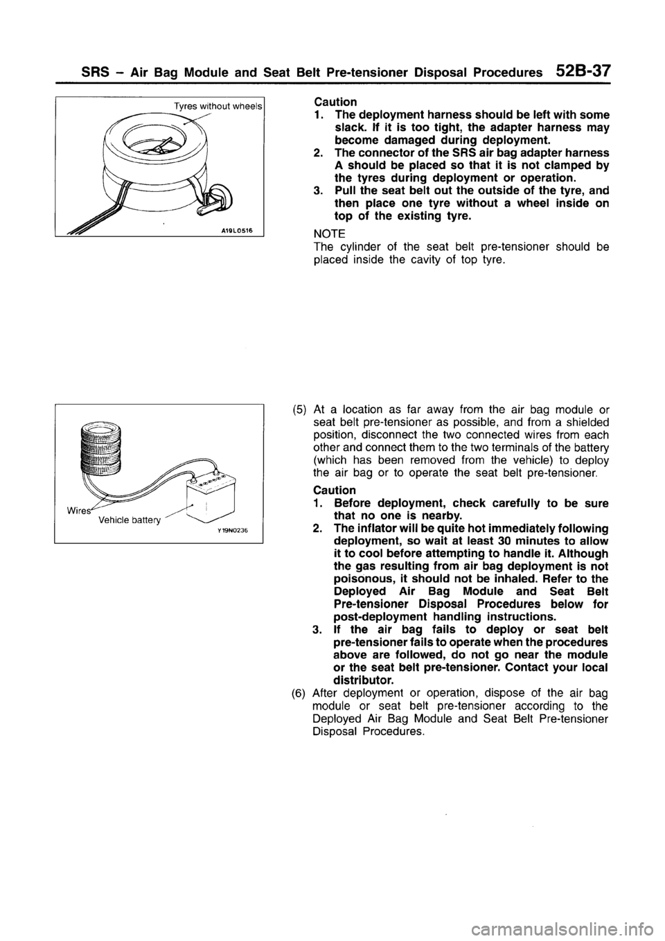 MITSUBISHI CARISMA 1996  Workshop Manual 