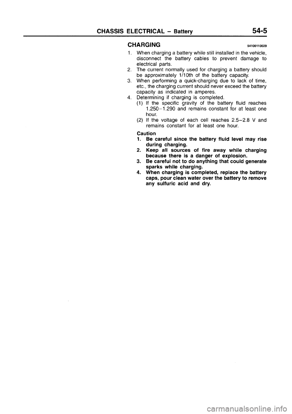 MITSUBISHI CARISMA 1996  Workshop Manual 