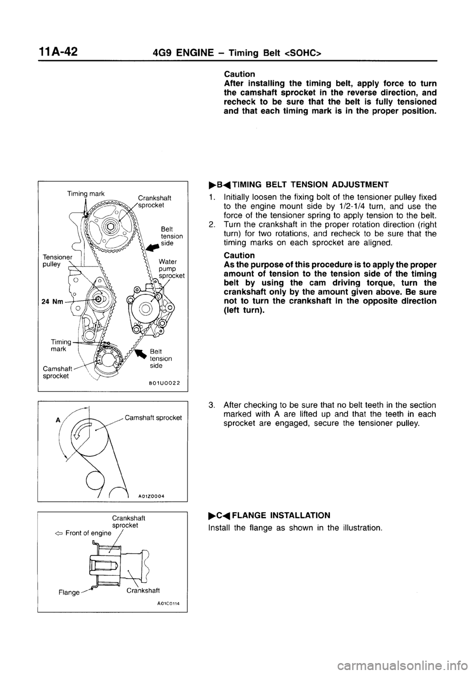 MITSUBISHI CARISMA 1996  Workshop Manual 