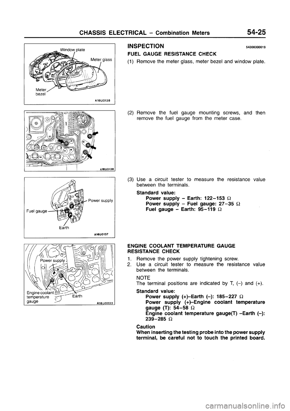 MITSUBISHI CARISMA 1996  Workshop Manual 