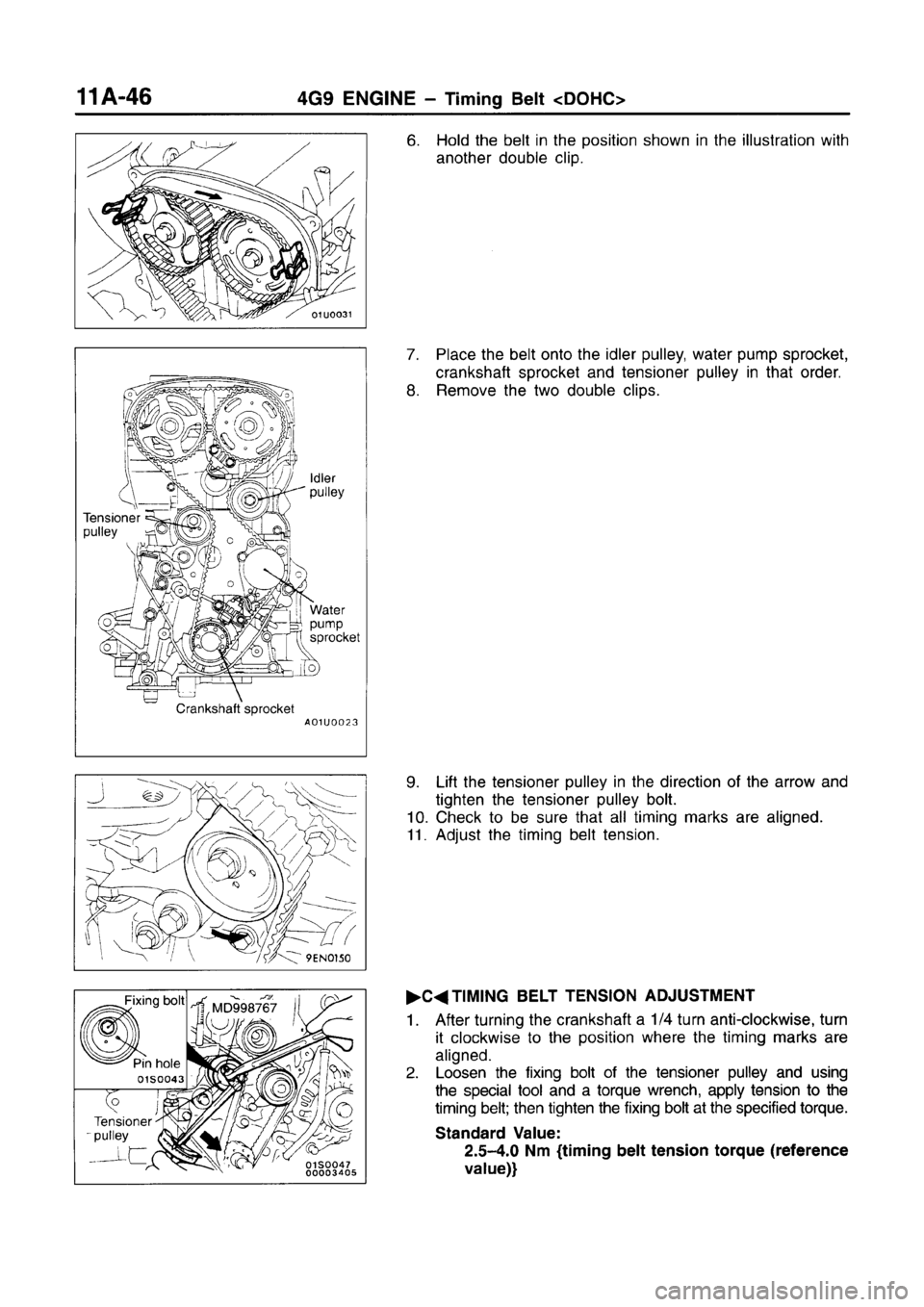 MITSUBISHI CARISMA 1996  Workshop Manual 