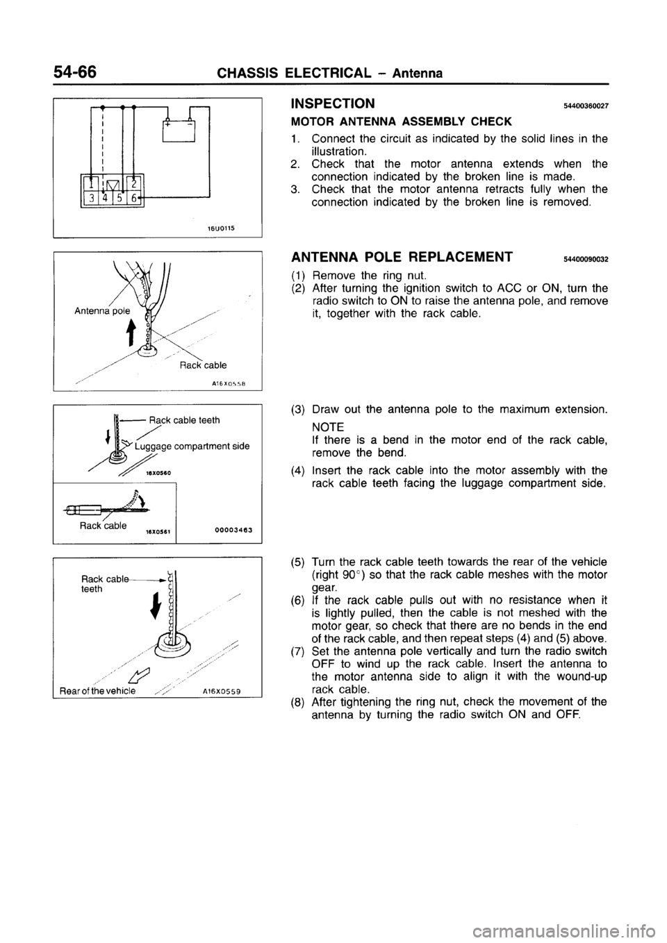 MITSUBISHI CARISMA 1996  Workshop Manual 