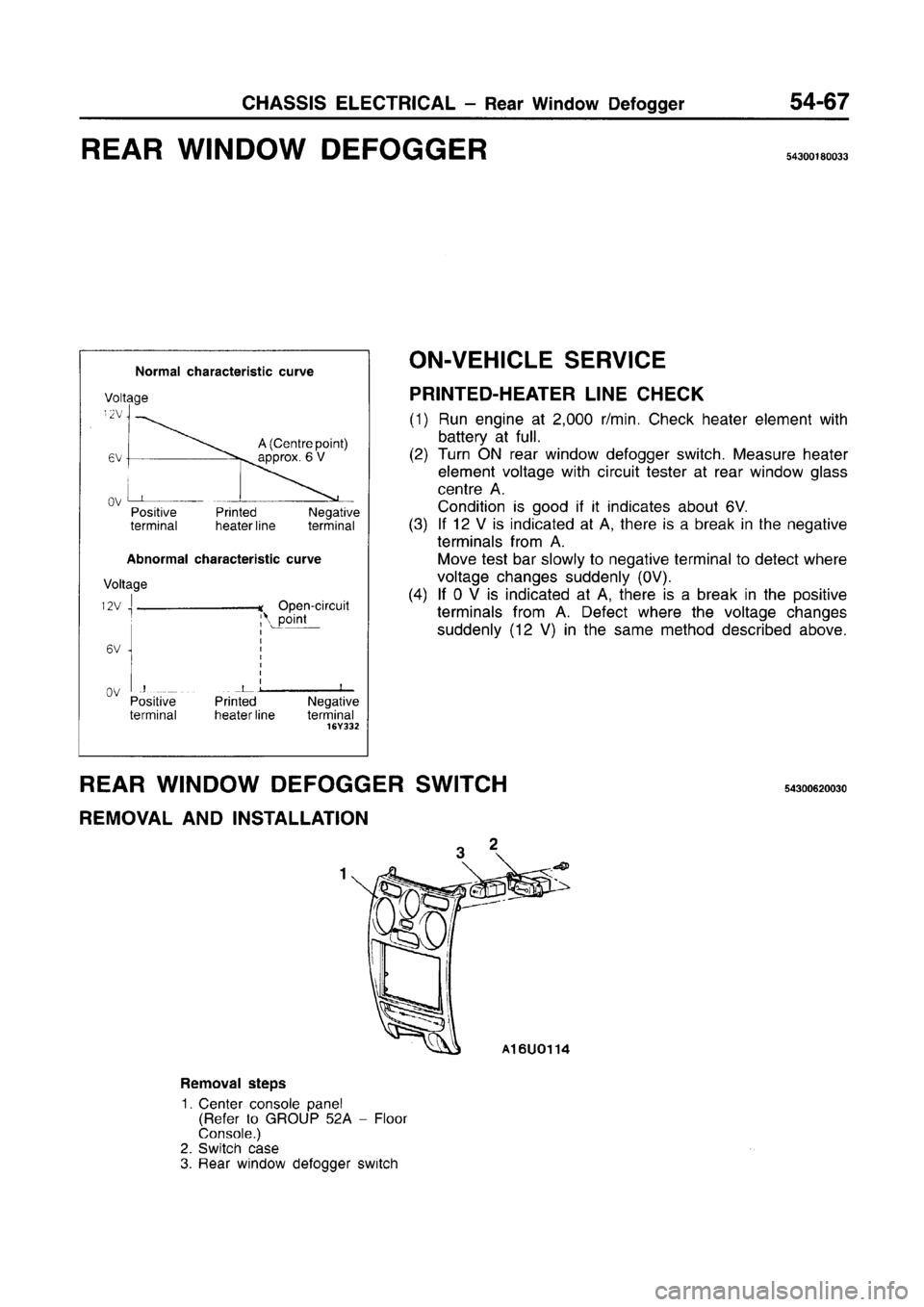 MITSUBISHI CARISMA 1996  Workshop Manual 