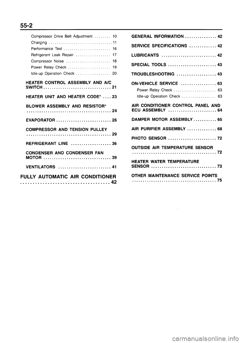 MITSUBISHI CARISMA 1996  Workshop Manual 