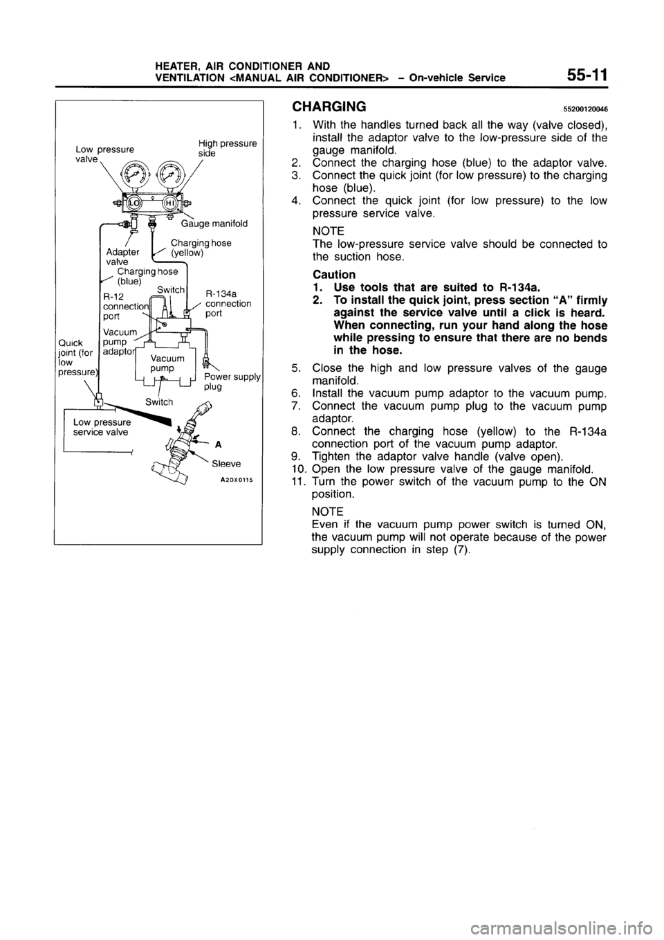 MITSUBISHI CARISMA 1996  Workshop Manual 