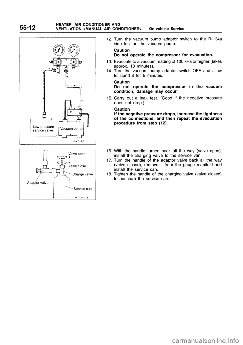 MITSUBISHI CARISMA 1996  Workshop Manual 