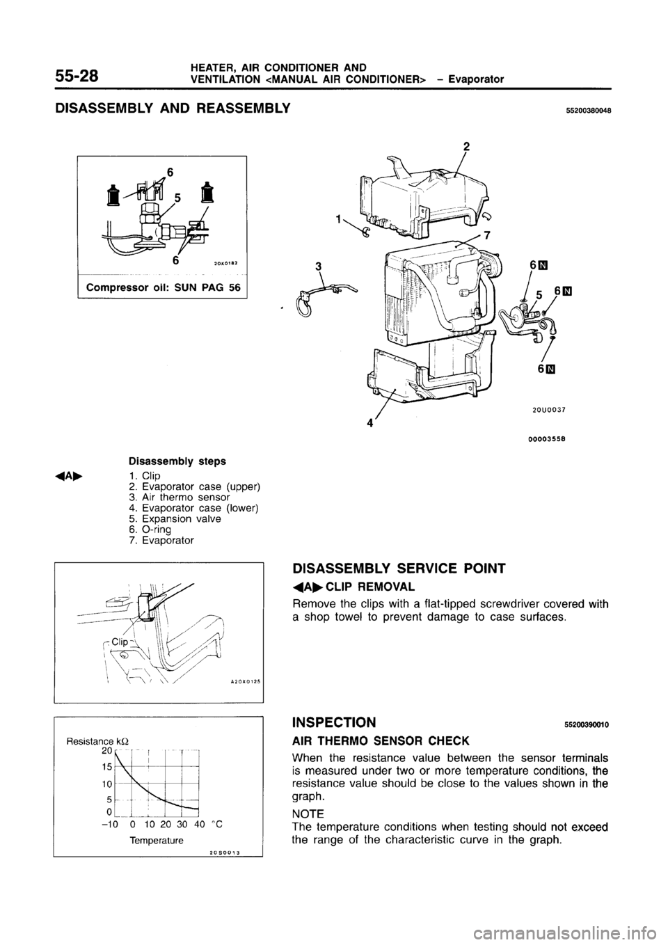 MITSUBISHI CARISMA 1996  Workshop Manual 
