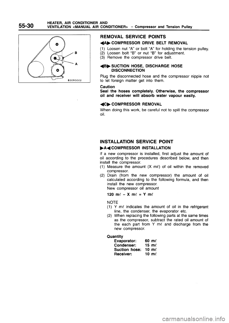 MITSUBISHI CARISMA 1996  Workshop Manual 