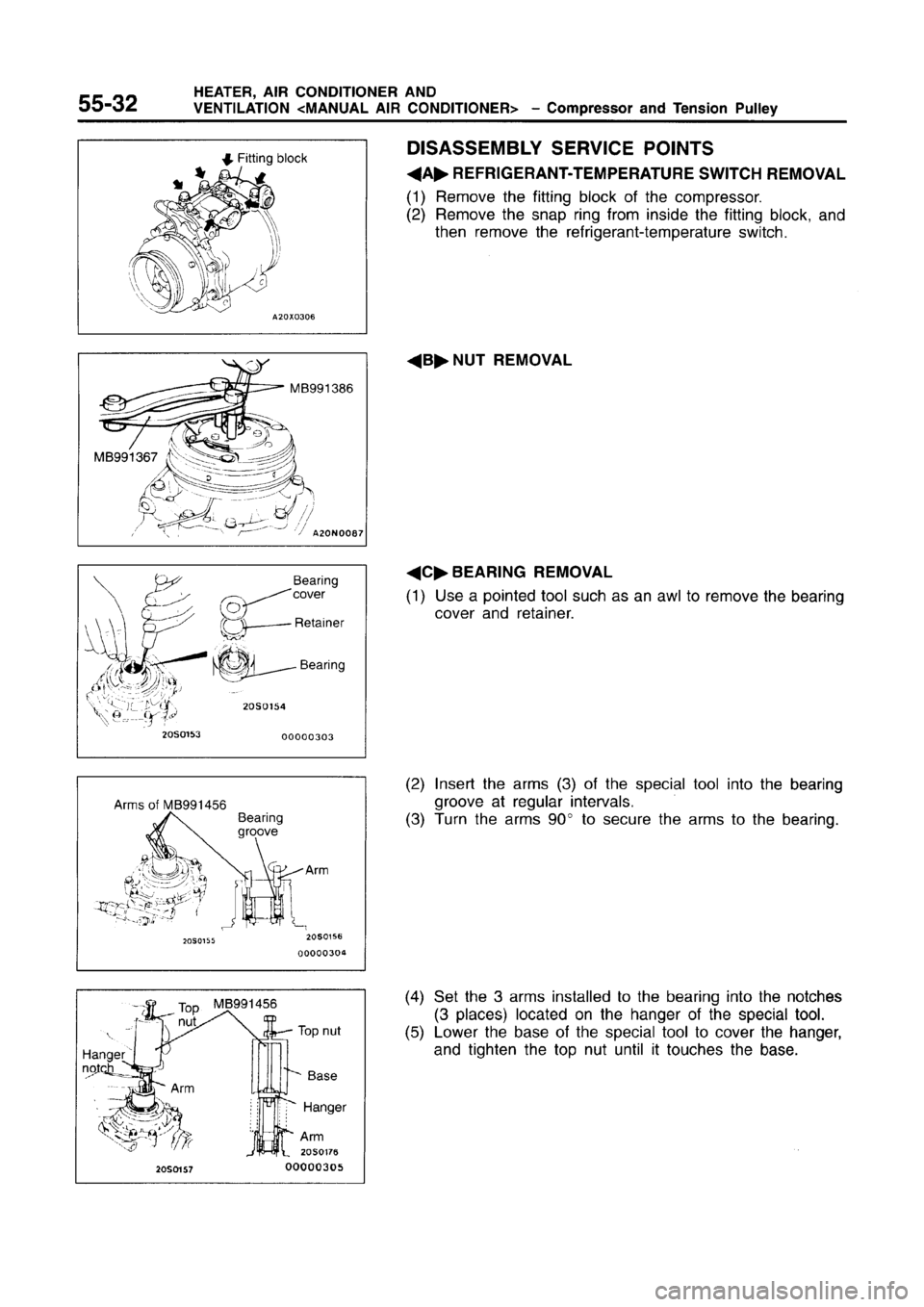 MITSUBISHI CARISMA 1996  Workshop Manual 
