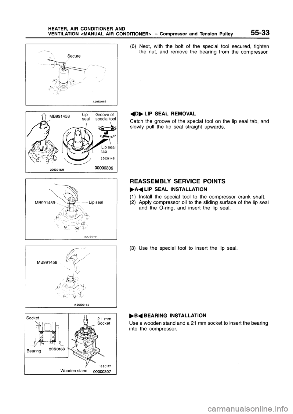MITSUBISHI CARISMA 1996  Workshop Manual 