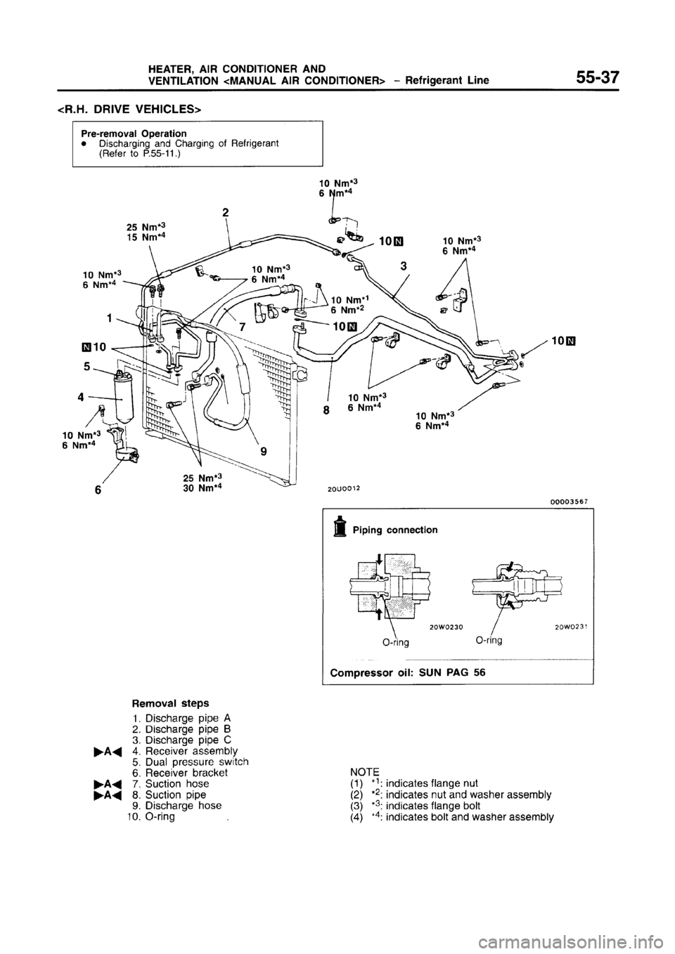 MITSUBISHI CARISMA 1996  Workshop Manual 