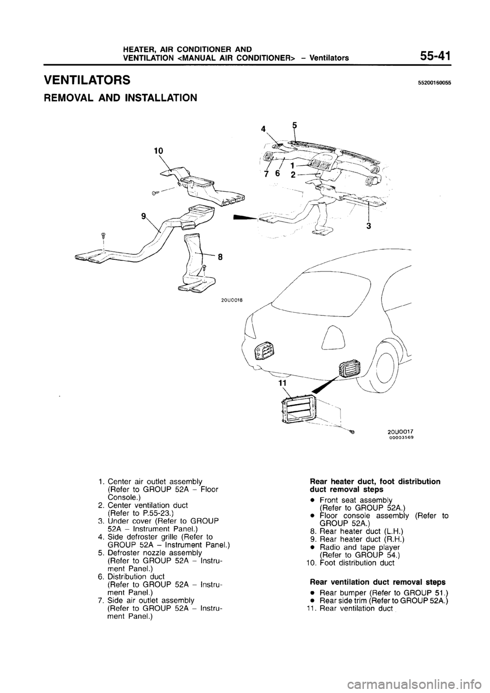 MITSUBISHI CARISMA 1996  Workshop Manual 