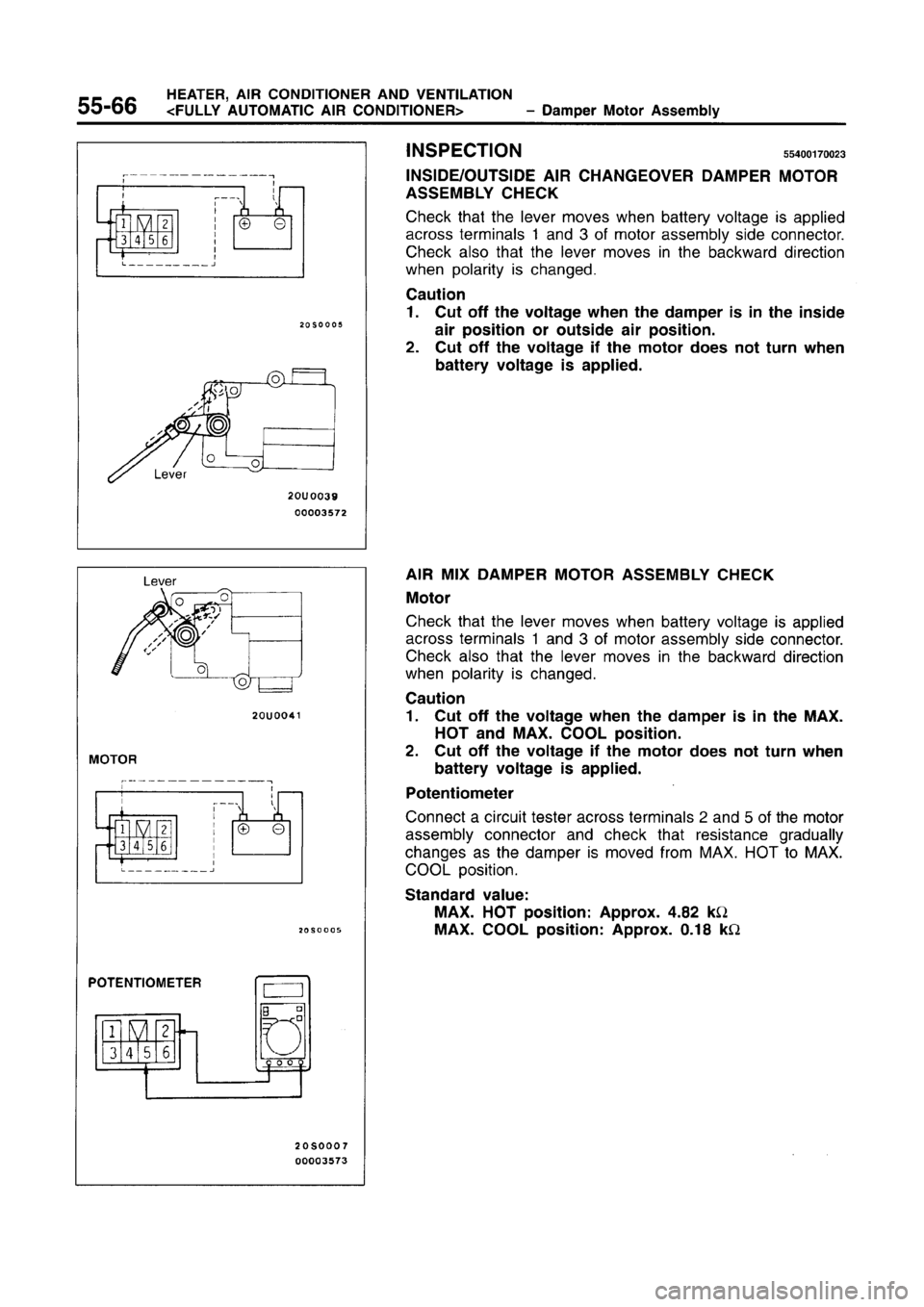 MITSUBISHI CARISMA 1996  Workshop Manual 
