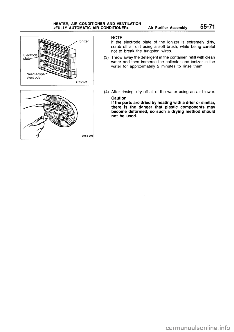 MITSUBISHI CARISMA 1996  Workshop Manual 