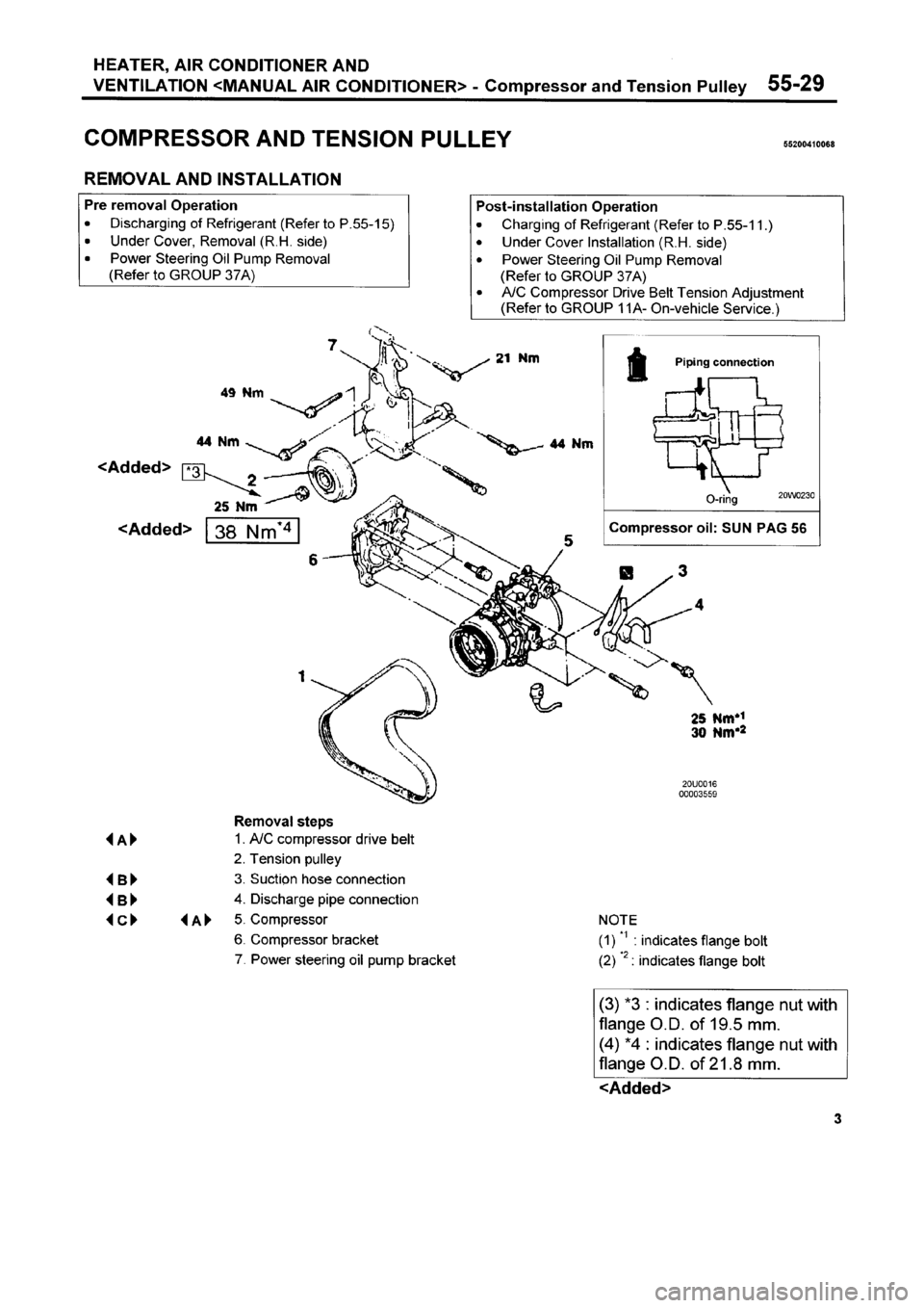MITSUBISHI CARISMA 1996  Workshop Manual 