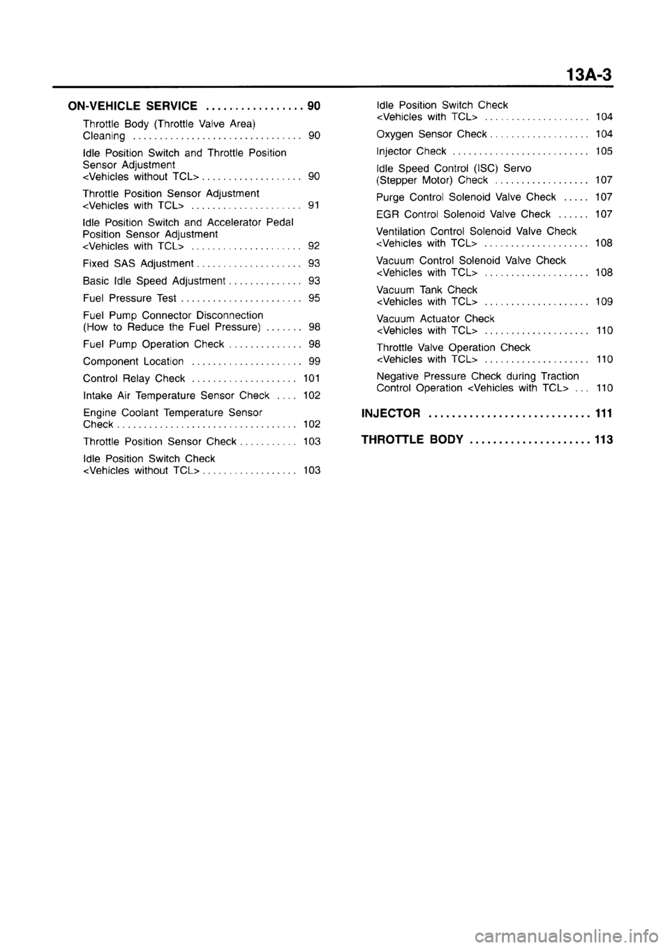 MITSUBISHI CARISMA 1996  Workshop Manual 