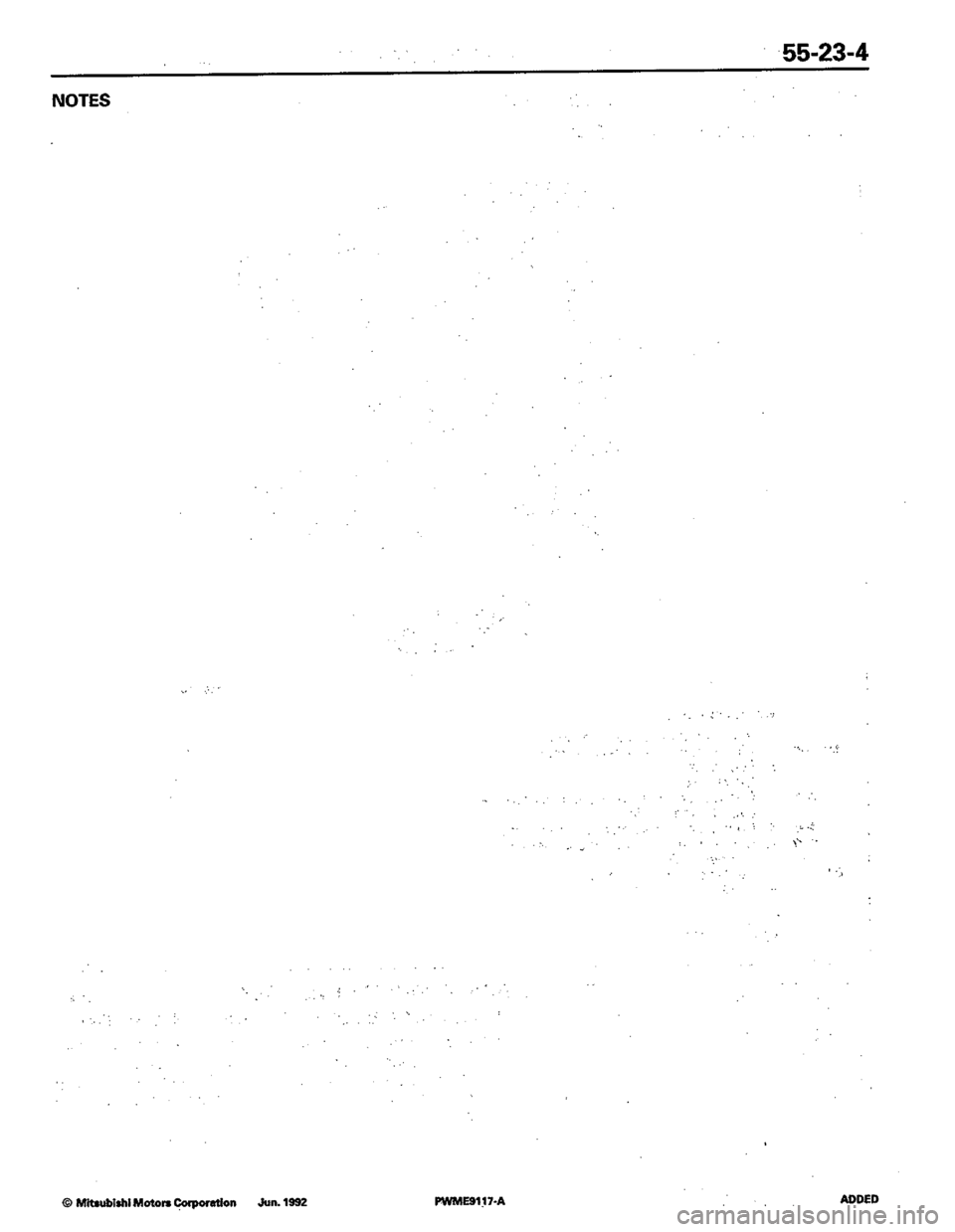 MITSUBISHI COLT 1992  Workshop Manual 