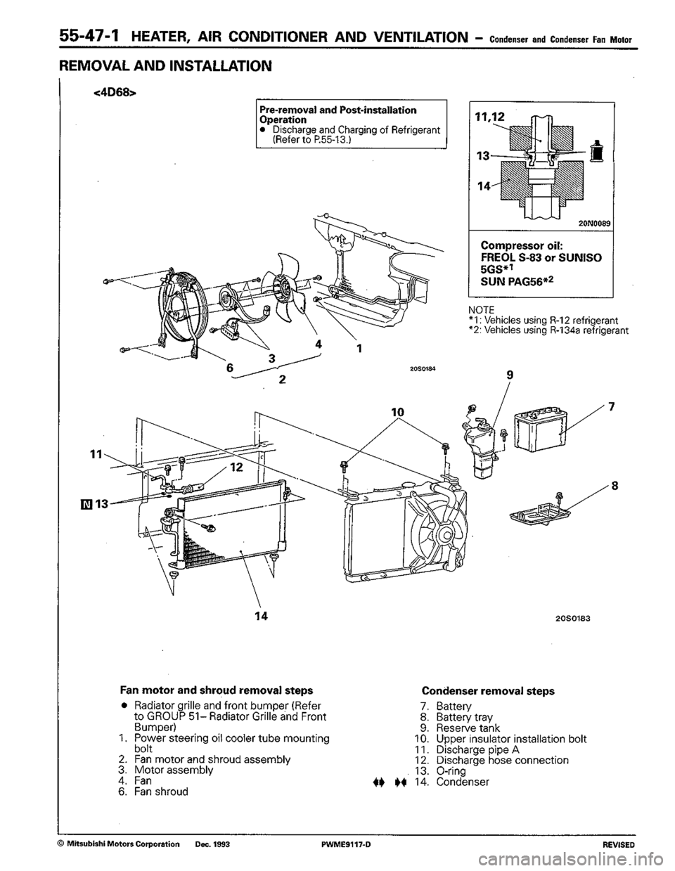 MITSUBISHI COLT 1992  Workshop Manual 
