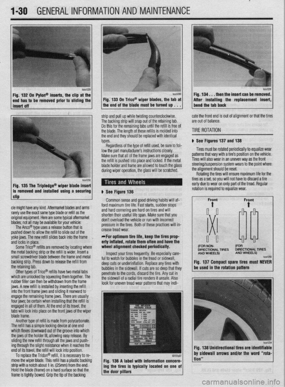 MITSUBISHI DIAMANTE 1900 Repair Manual .
l-30 GENERALINFORMATIONAND MAINTENANCE
n Pylon@ inserts, the clip
be removed prior to siidi then the insert can be re
After installing the replacement
strip and pull up while twisting counterc MITSUBISHI DIAMANTE 1900 Repair Manual .
l-30 GENERALINFORMATIONAND MAINTENANCE
n Pylon@ inserts, the clip
be removed prior to siidi then the insert can be re
After installing the replacement
strip and pull up while twisting counterc