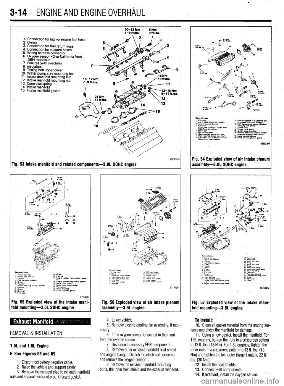 MITSUBISHI DIAMANTE 1900 Repair Manual .
3-14 ENGINEANDENGINEOVERHAUL
1. Connection for high-pressure fuel hose
2. O-ring
3. Connection for fuel return hose
4. Connection for vacuum hoses
5. Wrring harness connector
6. Oxy
P en sen MITSUBISHI DIAMANTE 1900 Repair Manual .
3-14 ENGINEANDENGINEOVERHAUL
1. Connection for high-pressure fuel hose
2. O-ring
3. Connection for fuel return hose
4. Connection for vacuum hoses
5. Wrring harness connector
6. Oxy
P en sen