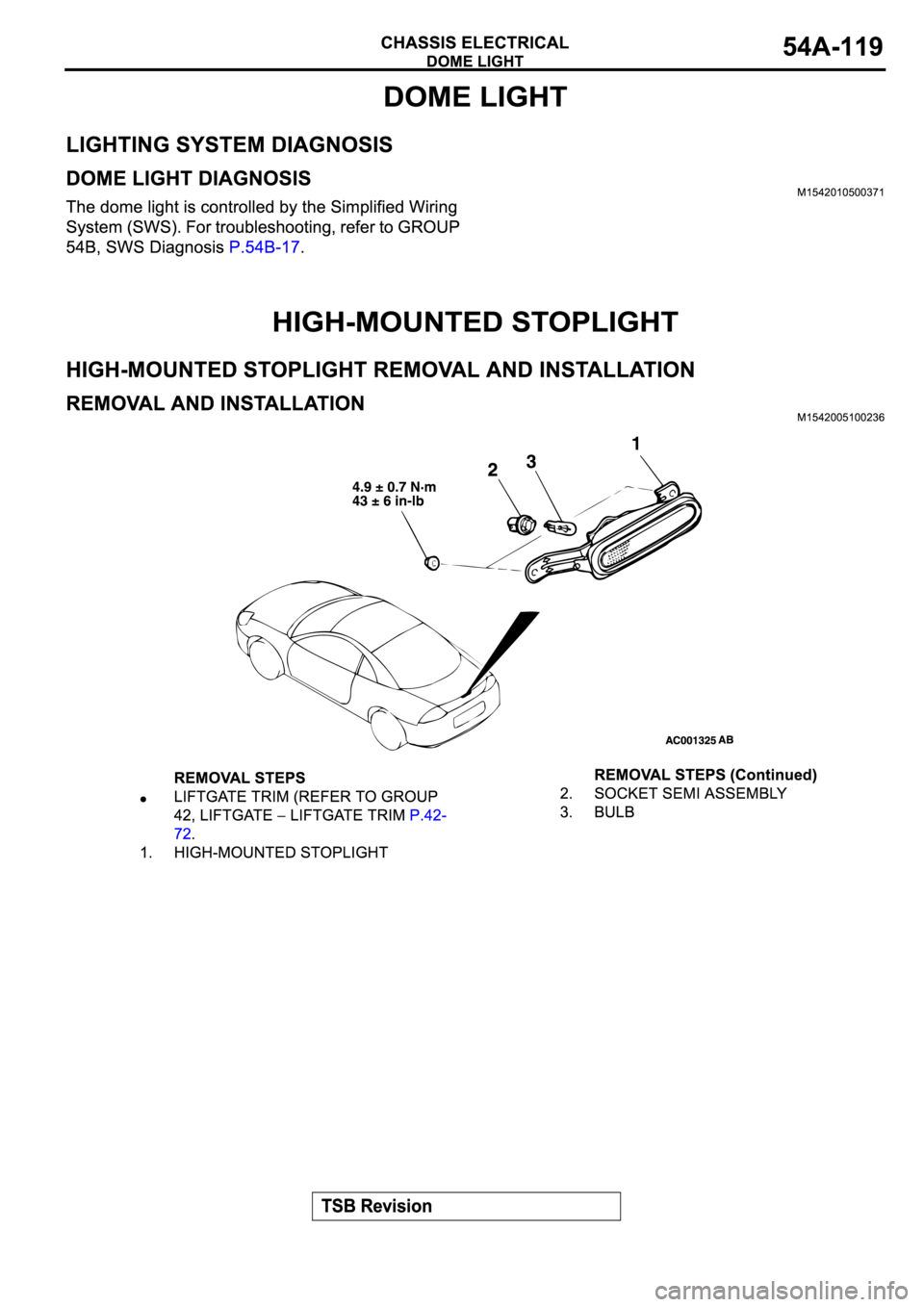 MITSUBISHI ECLIPSE 2003  Service Repair Manual 