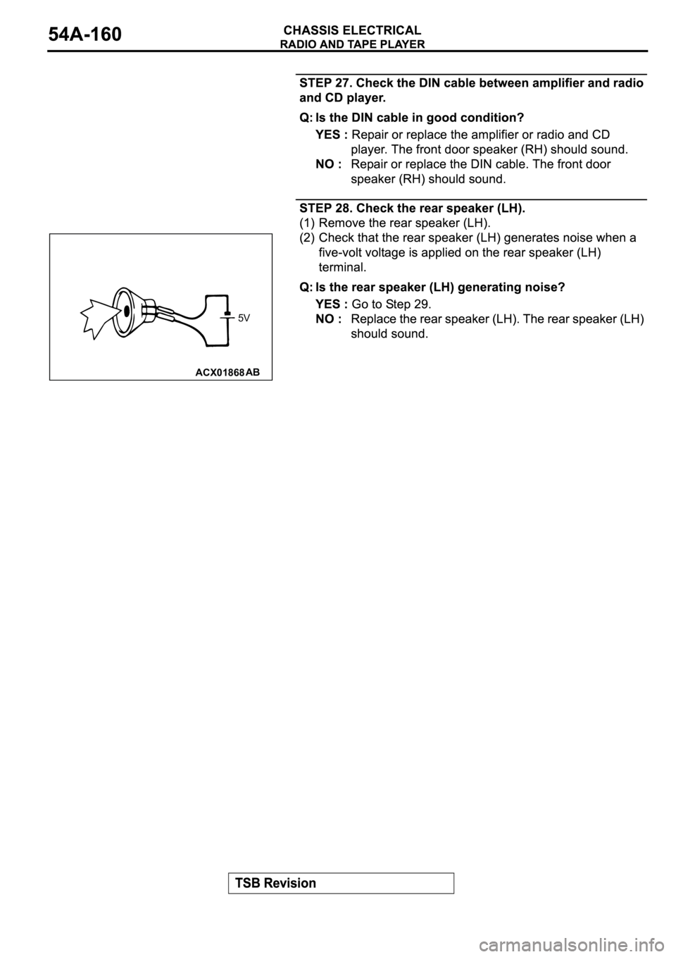 MITSUBISHI ECLIPSE 2003  Service Repair Manual ACX01868AB
5V 