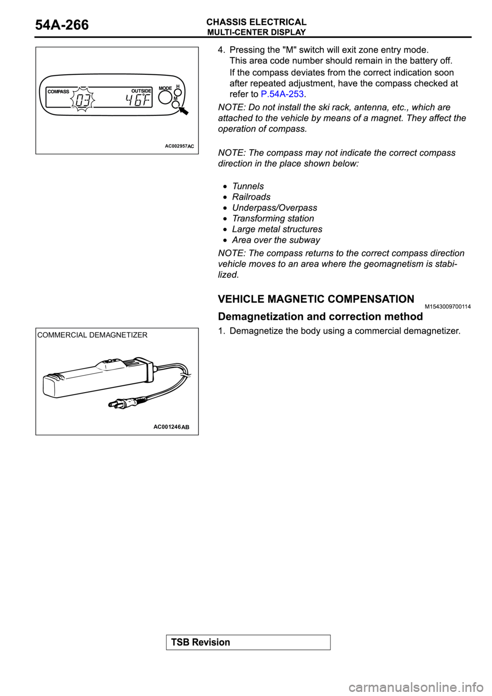 MITSUBISHI ECLIPSE 2003  Service Repair Manual AC002957AC
AC001246
AB
COMMERCIAL DEMAGNETIZER 