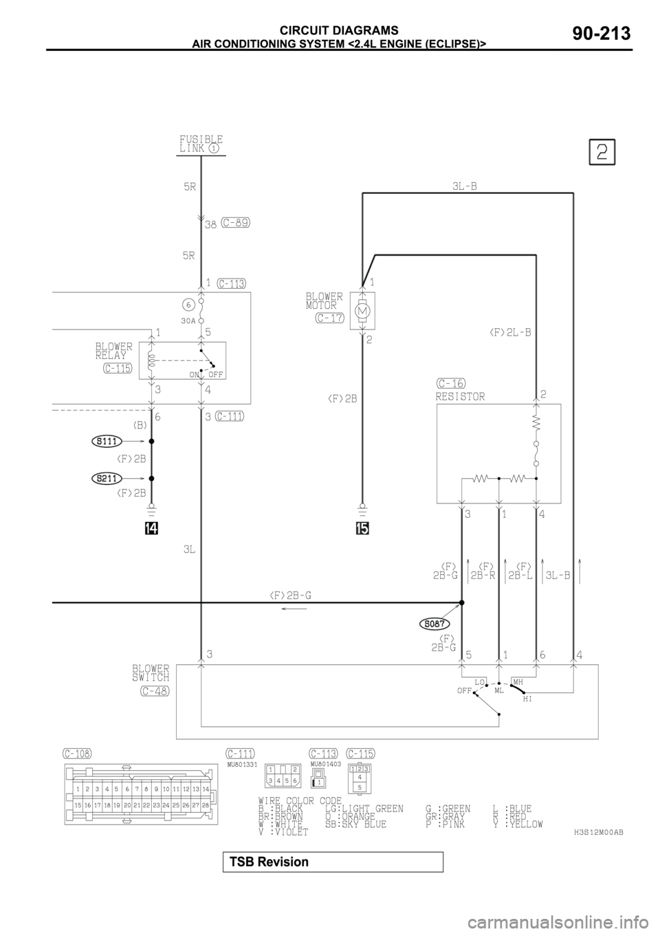 MITSUBISHI ECLIPSE 2003  Service Repair Manual 