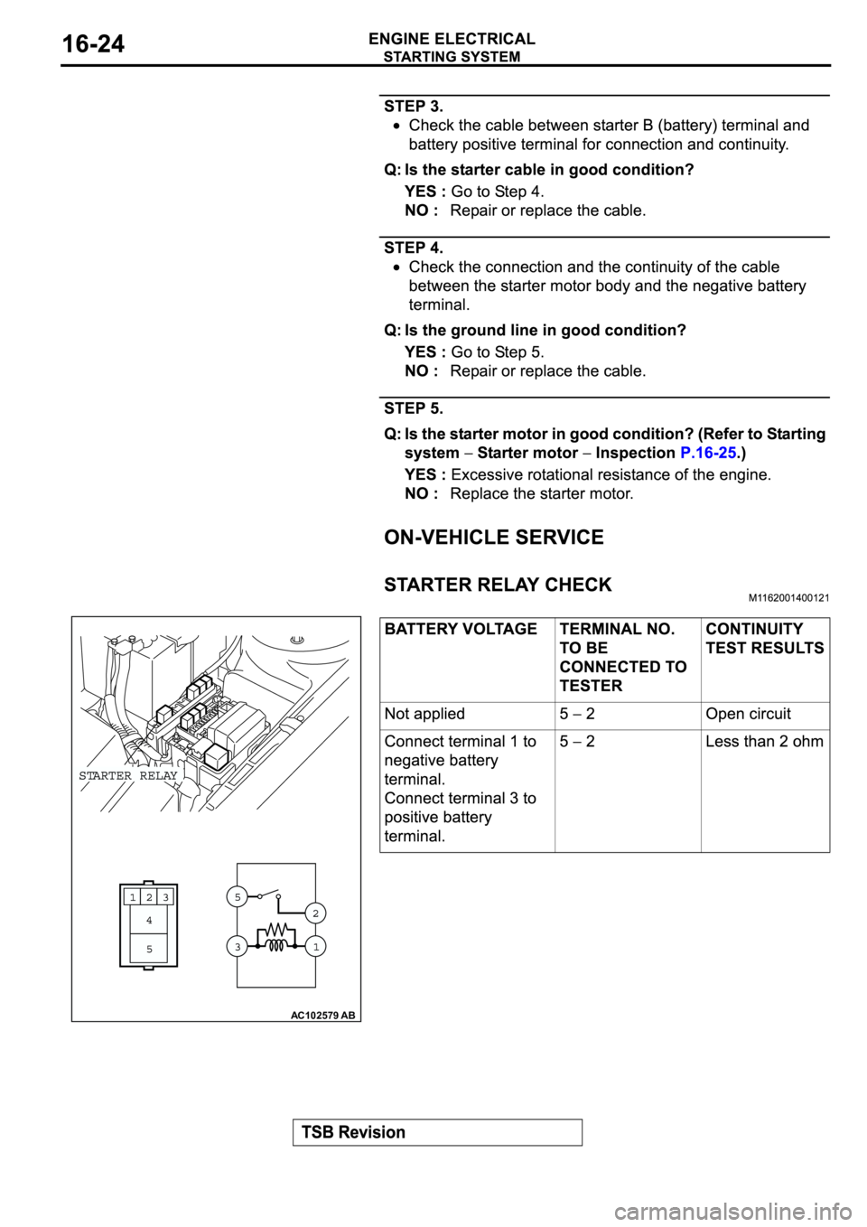 MITSUBISHI ECLIPSE 2003  Service Repair Manual AC102579AB 