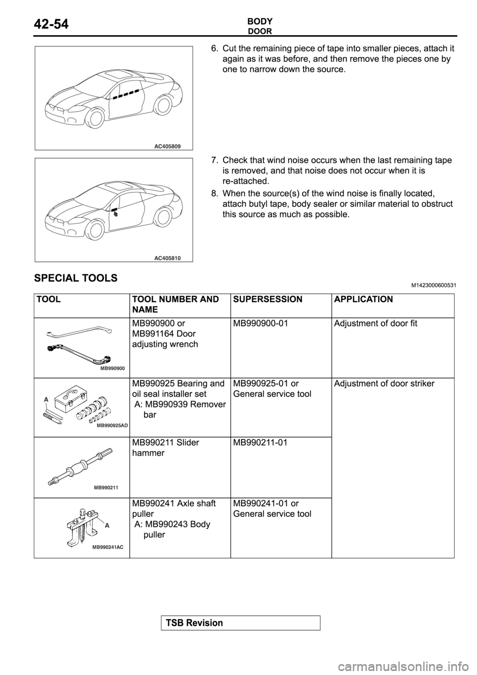 MITSUBISHI ECLIPSE 2006  Service Repair Manual 