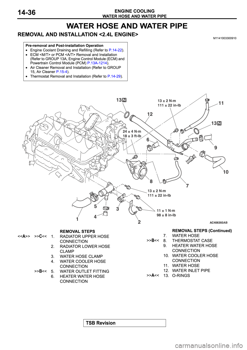 MITSUBISHI ECLIPSE 2006  Service Repair Manual 