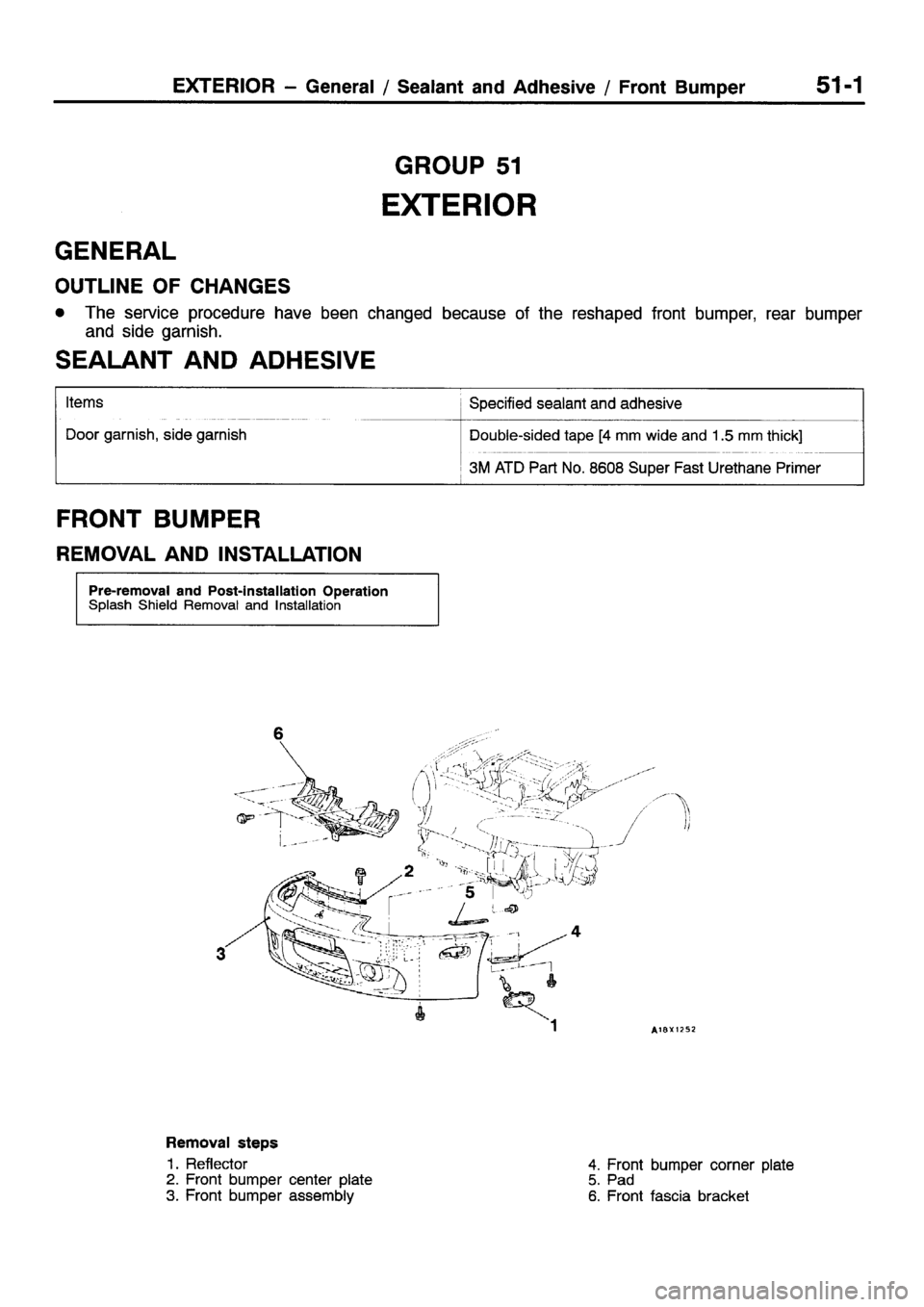 MITSUBISHI ECLIPSE 1998  Workshop Manual 